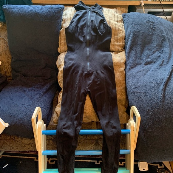 Pants - Form fitting Jumpsuit Black